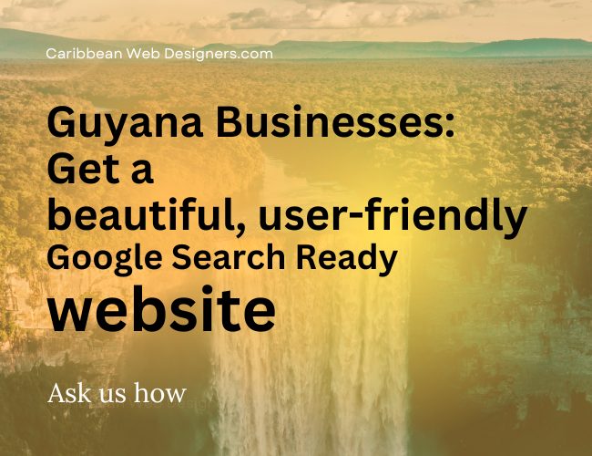 website design Guyana - caribbeanwebdesigners.com