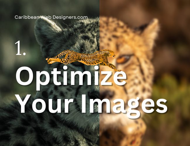 How to Make Your Website Faster - caribbeanwebdesigners.com by optimizing your images. Learn how.